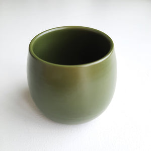 Ceramic Egg Cover Pots - Green